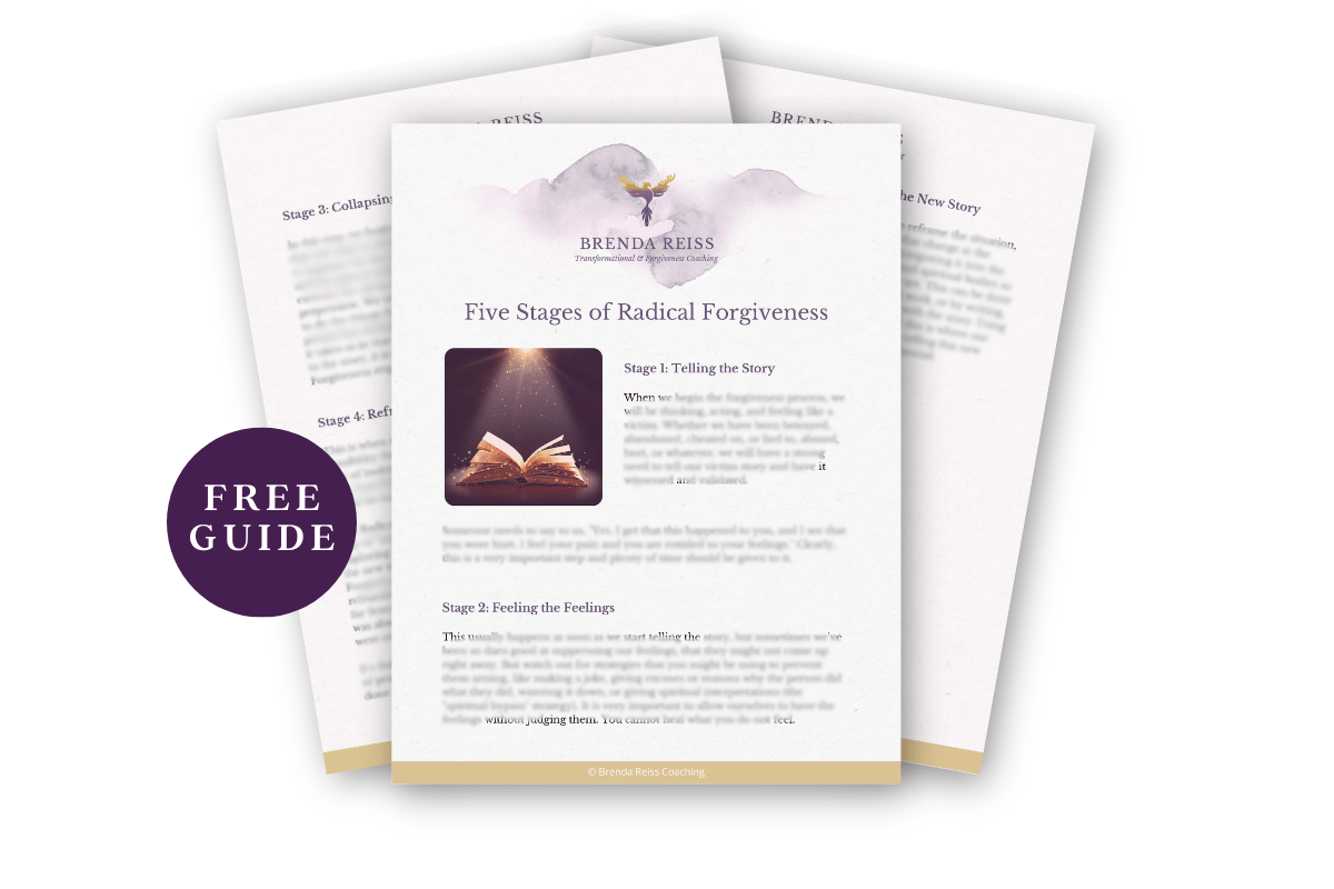 [BR] Five Stages of Radical Forgiveness Worksheets