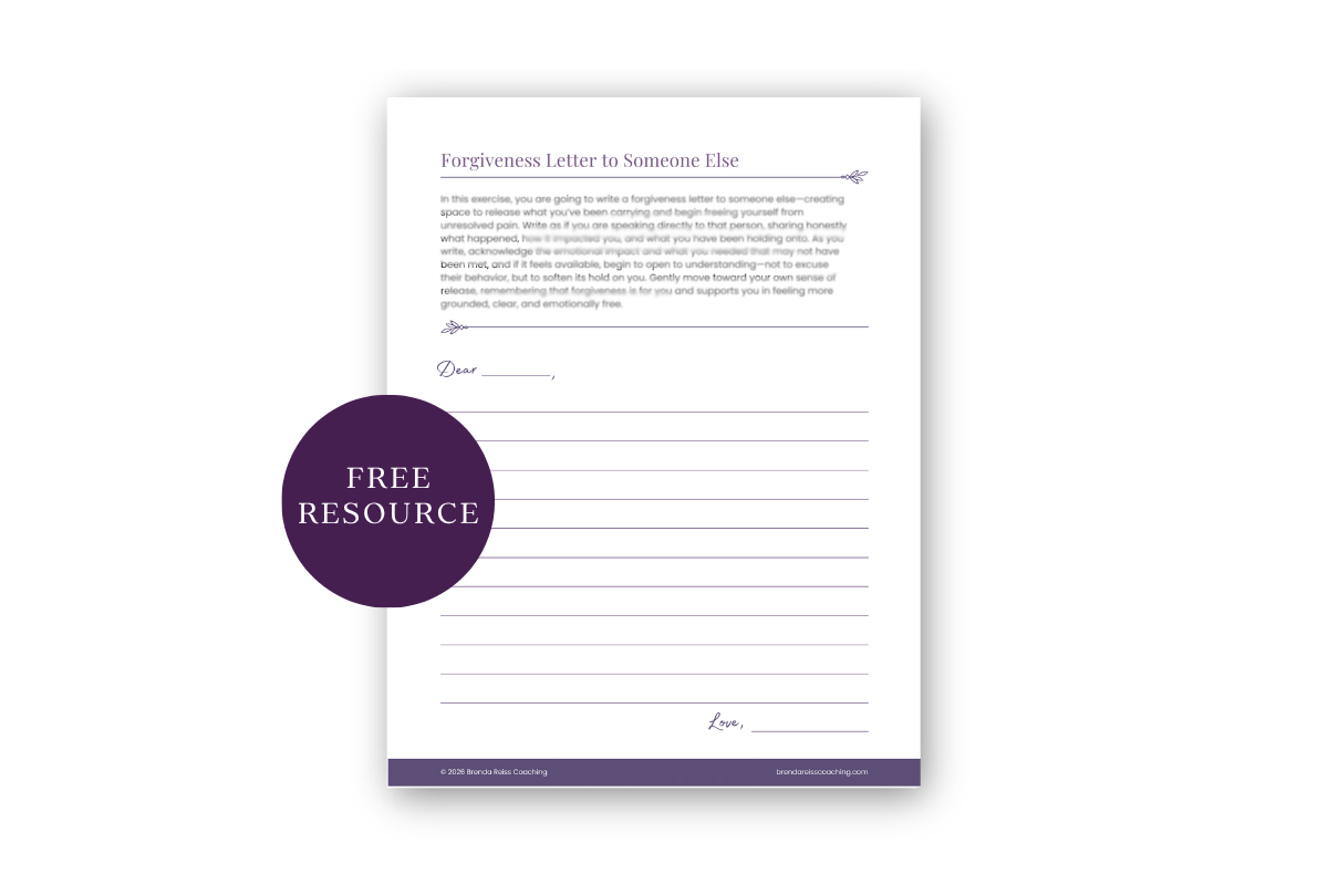 [BR] Forgiveness Letter to Someone Else