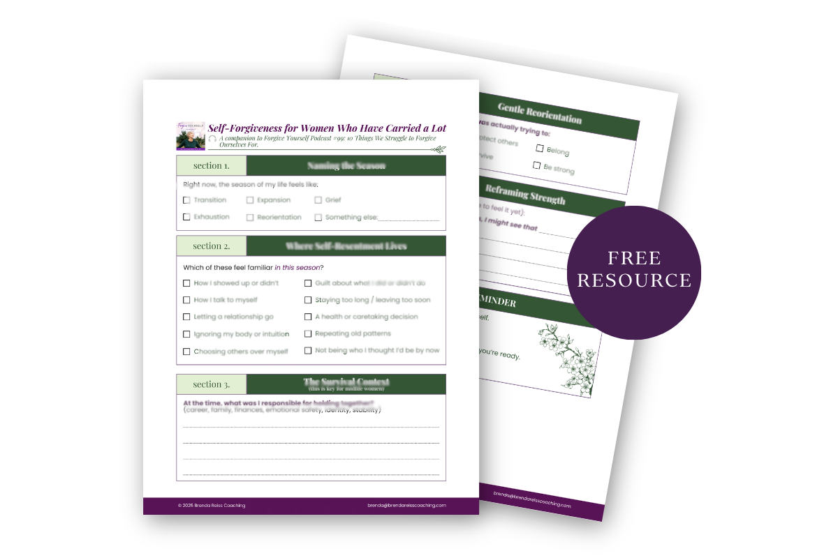 [BR] Self-Forgiveness for Women Who Have Carried a Lot